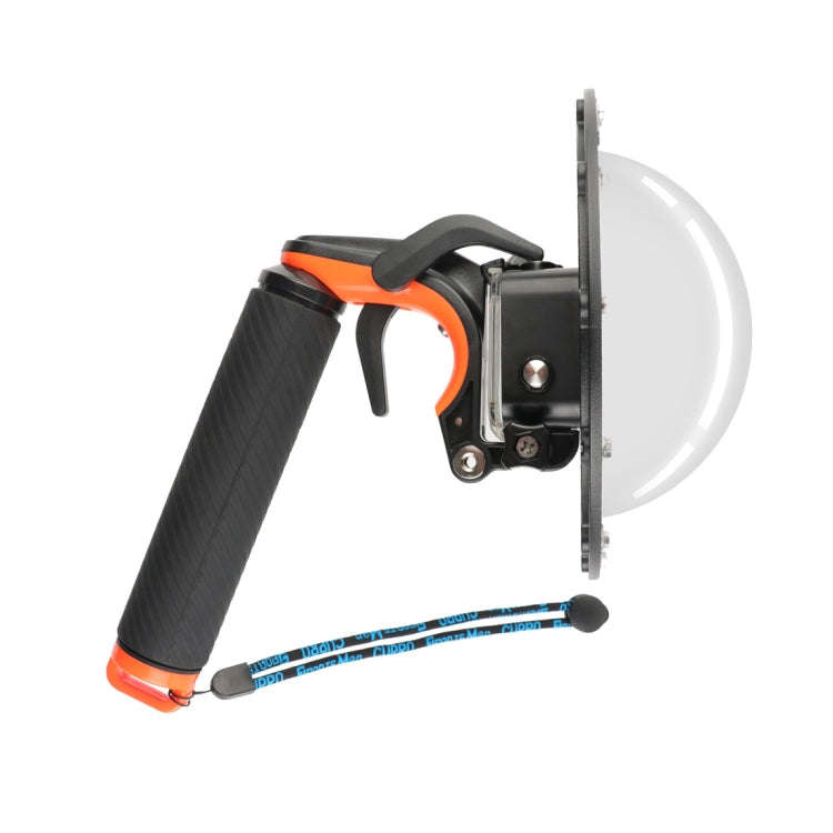 Shutter Trigger + Dome Port Lens Transparent Cover + Floating Hand Grip Diving Buoyancy Stick wit...