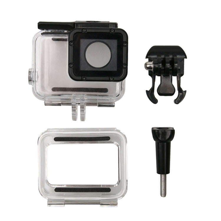 For GoPro HERO6 /5 Waterproof Housing Protective Case + Hollow Back Cover with Buckle Basic Mount...