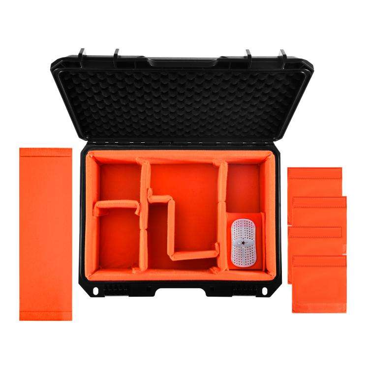 STARTRC Waterproof PP Suitcase Storage Box for Canon / Fujifilm / Nikon 1 Camera 2 Lenses (Black)
