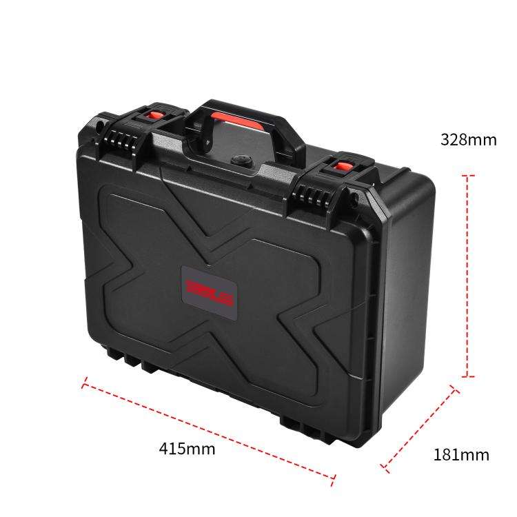 STARTRC Waterproof PP Suitcase Storage Box for Canon / Fujifilm / Nikon 1 Camera 2 Lenses (Black)