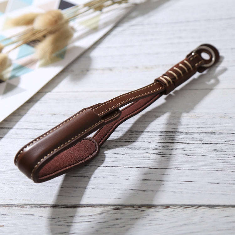 Wrist Strap Grip PU Leather Hand Strap for SLR / DSLR Cameras(Coffee)