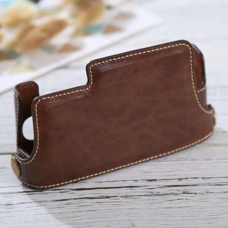1/4 inch Thread PU Leather Camera Half Case Base for FUJIFILM X-E3(Coffee)