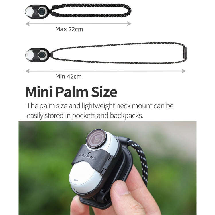 For Insta360 GO 3 Sunnylife Magnetic Neck Mount Chest Body Camera Necklace Lanyard POV Vlog Holde...