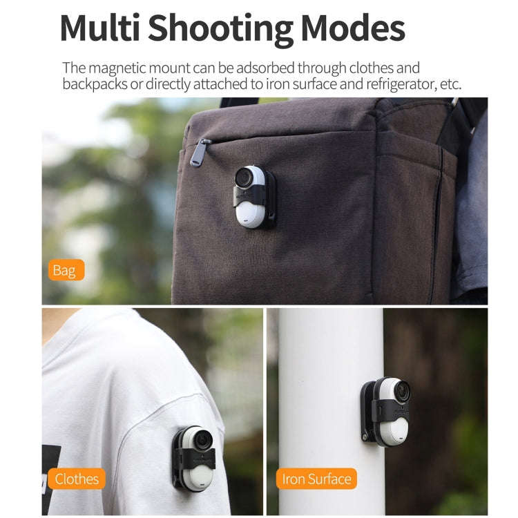 For Insta360 GO 3 Sunnylife Magnetic Neck Mount Chest Body Camera Necklace Lanyard POV Vlog Holde...