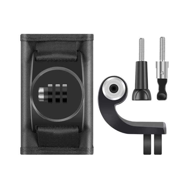 Hook and Loop Fastener Backpack Rec-Mounts Clip Clamp Mount with Screw for GoPro, Insta360, DJI a...