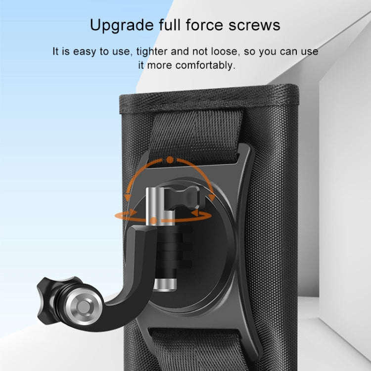 Hook and Loop Fastener Backpack Rec-Mounts Clip Clamp Mount with Screw for GoPro, Insta360, DJI a...