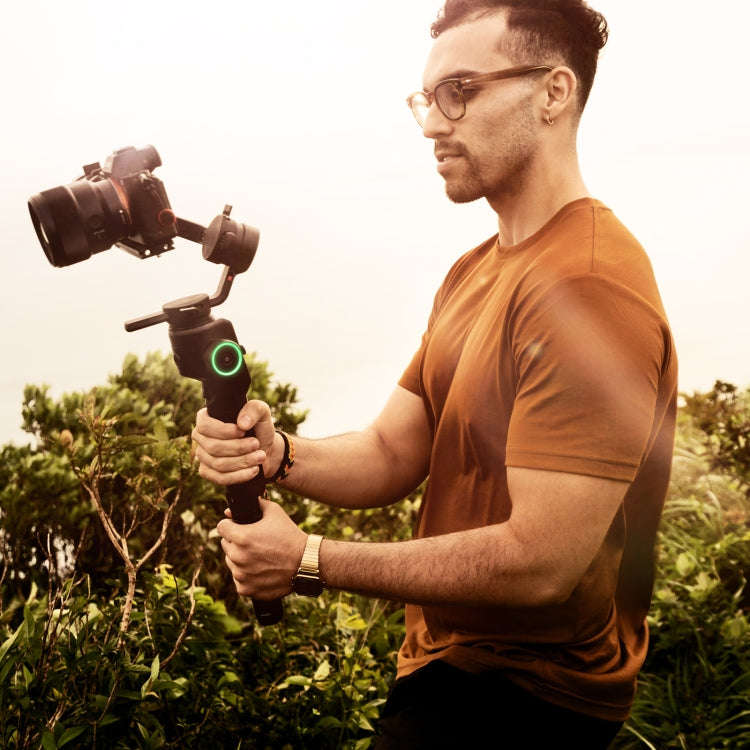 MOZA AirCross 2 Standard 3 Axis Handheld Gimbal Stabilizer for DSLR Camera, Load: 3.2kg(Black)