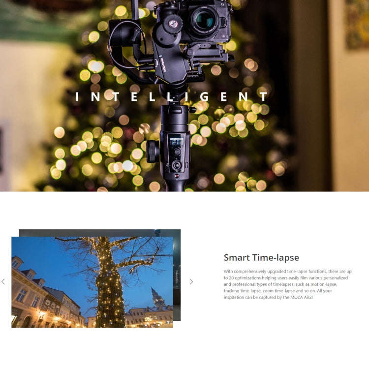 MOZA Air 2 + iFocus-M + Fashion Backpack 3 Axis Handheld Gimbal Stabilizer for DSLR Camera, Load:...