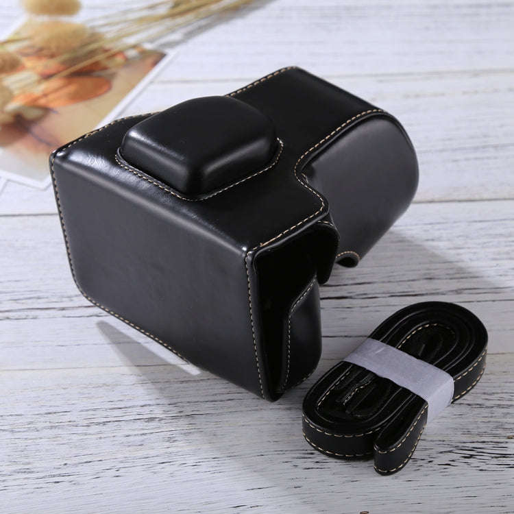 Full Body Camera PU Leather Case Bag with Strap for FUJIFILM XT10 / XT20 (16-50mm / 18-55mm Lens)...