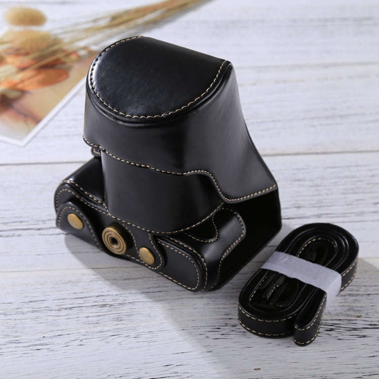 Full Body Camera PU Leather Case Bag with Strap for FUJIFILM XT10 / XT20 (16-50mm / 18-55mm Lens)...