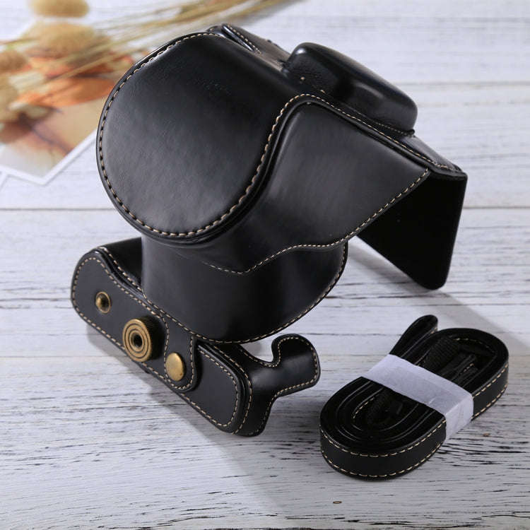 Full Body Camera PU Leather Case Bag with Strap for FUJIFILM XT10 / XT20 (16-50mm / 18-55mm Lens)...
