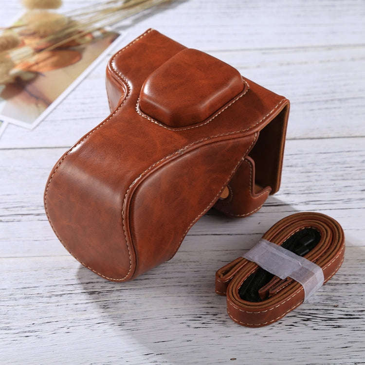 Full Body Camera PU Leather Case Bag with Strap for FUJIFILM XT10 / XT20 (16-50mm / 18-55mm Lens)...