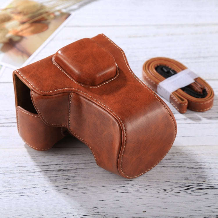 Full Body Camera PU Leather Case Bag with Strap for FUJIFILM XT10 / XT20 (16-50mm / 18-55mm Lens)...