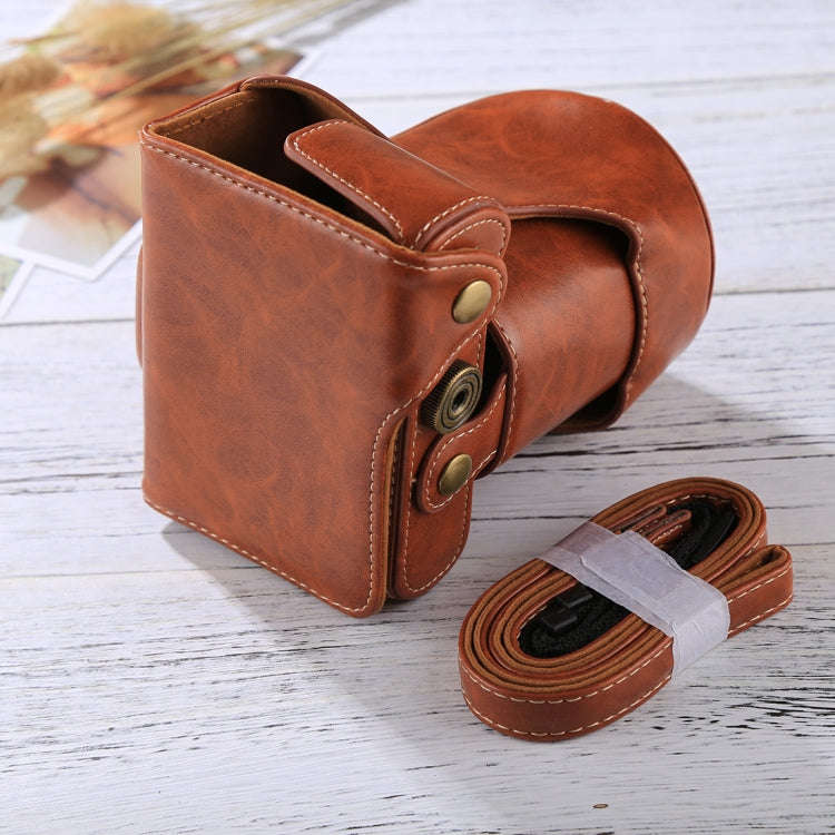 Full Body Camera PU Leather Case Bag with Strap for FUJIFILM XT10 / XT20 (16-50mm / 18-55mm Lens)...