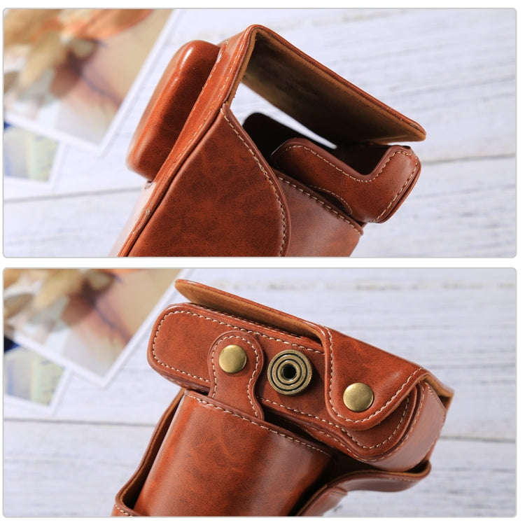 Full Body Camera PU Leather Case Bag with Strap for FUJIFILM XT10 / XT20 (16-50mm / 18-55mm Lens)...