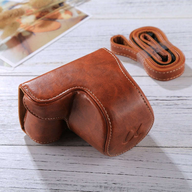 Full Body Camera PU Leather Case Bag with Strap for Sony A5100 / A5000 / NEX-3N (16-50mm / 40.5mm...