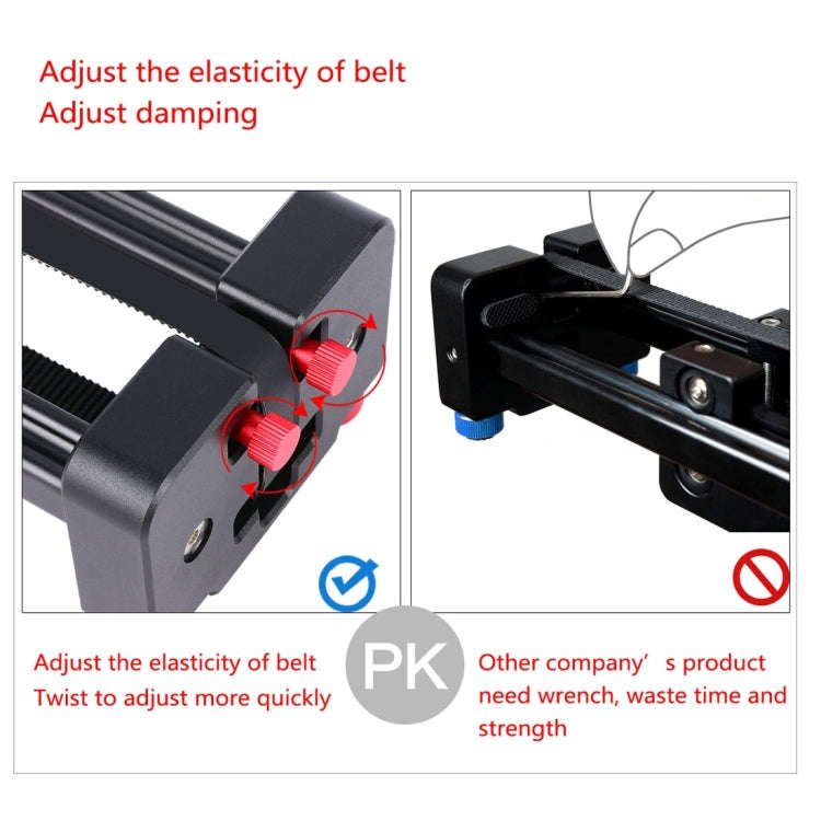 YELANGU YLG0109I 50cm / 100cm (Installs on Tripod) Slide Rail Track for DSLR / SLR Cameras / Vide...