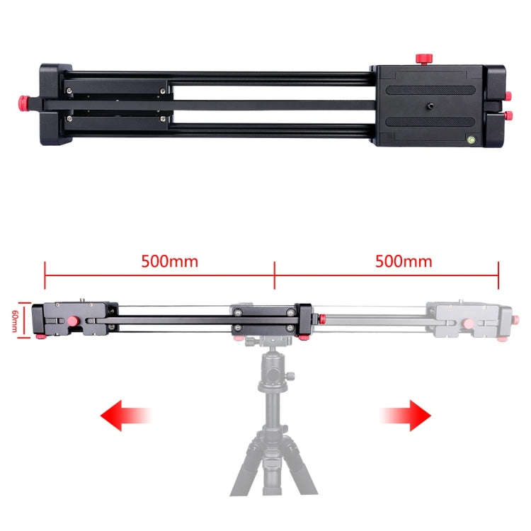 YELANGU YLG0109I 50cm / 100cm (Installs on Tripod) Slide Rail Track for DSLR / SLR Cameras / Vide...
