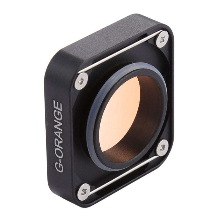 JSR Snap-on Gradient Color Lens Filter for GoPro HERO6 /5(Orange)