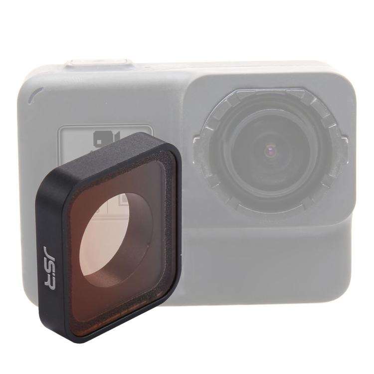 JSR Snap-on Gradient Color Lens Filter for GoPro HERO6 /5(Orange)