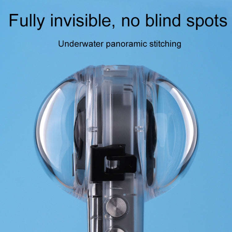 For Insta360 X3 Camera 50m Waterproof Sealed Diving Case (Transparent)