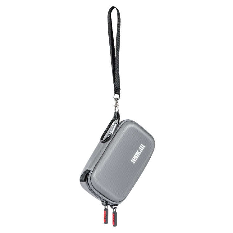 For Insta360 X5 / X4 STARTRC Camera Carry Case with Carabiner & Strap (Grey)