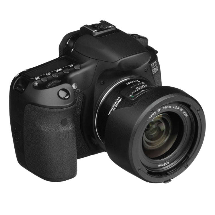 EW-65B Lens Hood Shade for Canon RF 24mm F1.8 MACRO IS STM, EF 28mm f/2.8 IS USM, EF 24mm f/2.8 I...