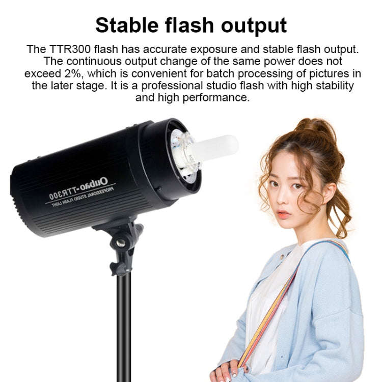 TRIOPO Oubao TTR300W 60x90cm Studio Softbox + 2.8m Tripod Mount + 3x E27 150W Light Bulb Photogra...