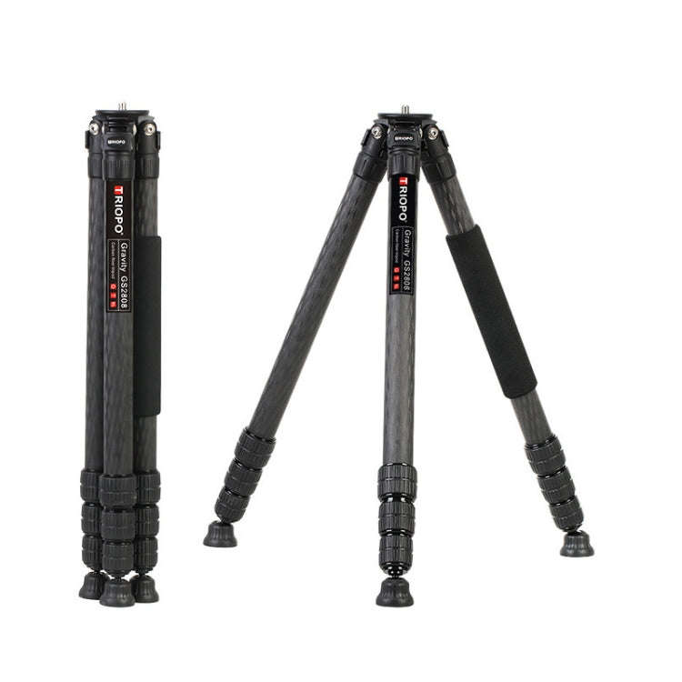 TRIOPO GS2808 Camcorder Photography No Axial Carbon Fiber Tripod Mount Holder with Ball Head, Loa...