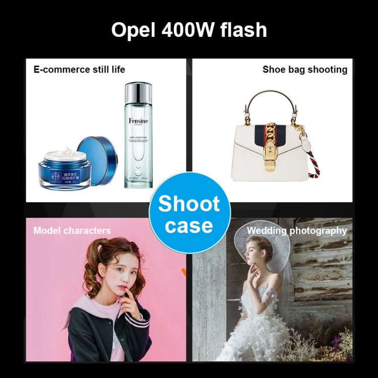 TRIOPO Oubao TTR400W Studio Flash with E27 150W Light Bulb