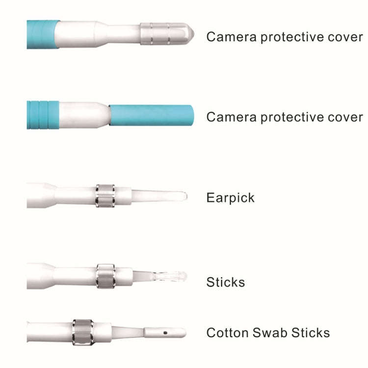 i98 1.3MP HD Visual Eardrop Endoscope Endoscope Borescope with 6 LEDs, Lens Diameter: 5.5mm, Leng...