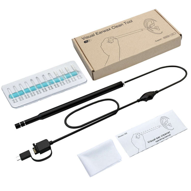 i98 1.3MP HD Visual Eardrop Endoscope Endoscope Borescope with 6 LEDs, Lens Diameter: 5.5mm, Leng...