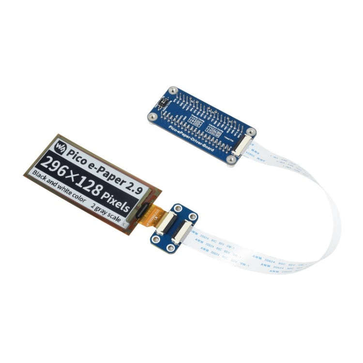 Waveshare 2.9 inch 296 x 128 Pixel Black / White Flexible E-Paper E-Ink Display Module for Raspbe...