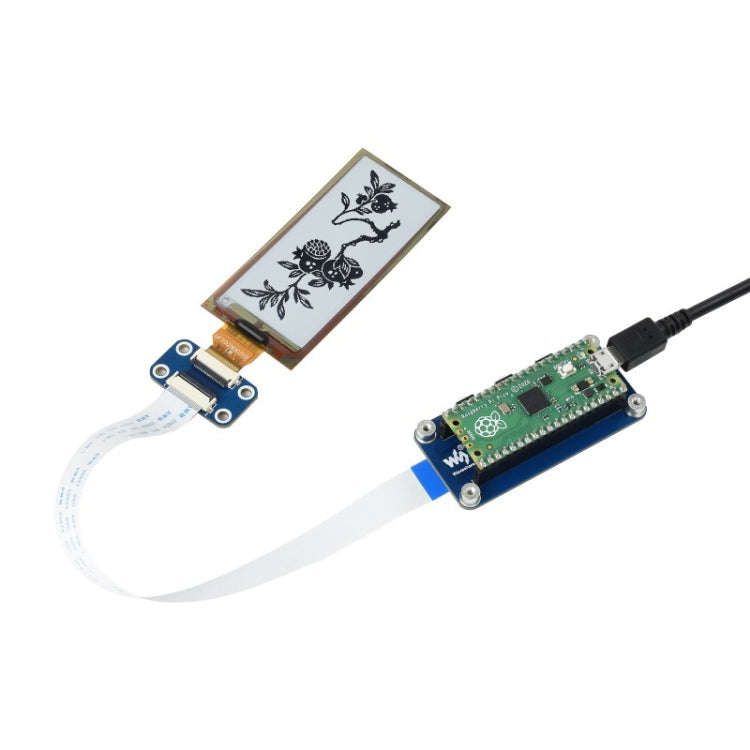 Waveshare 2.9 inch 296 x 128 Pixel Black / White Flexible E-Paper E-Ink Display Module for Raspbe...