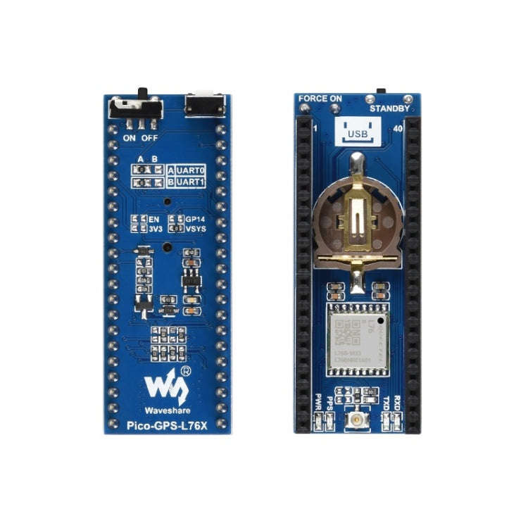 Waveshare L76B GNSS Module for Raspberry Pi Pico, Support GPS, BDS, QZSS