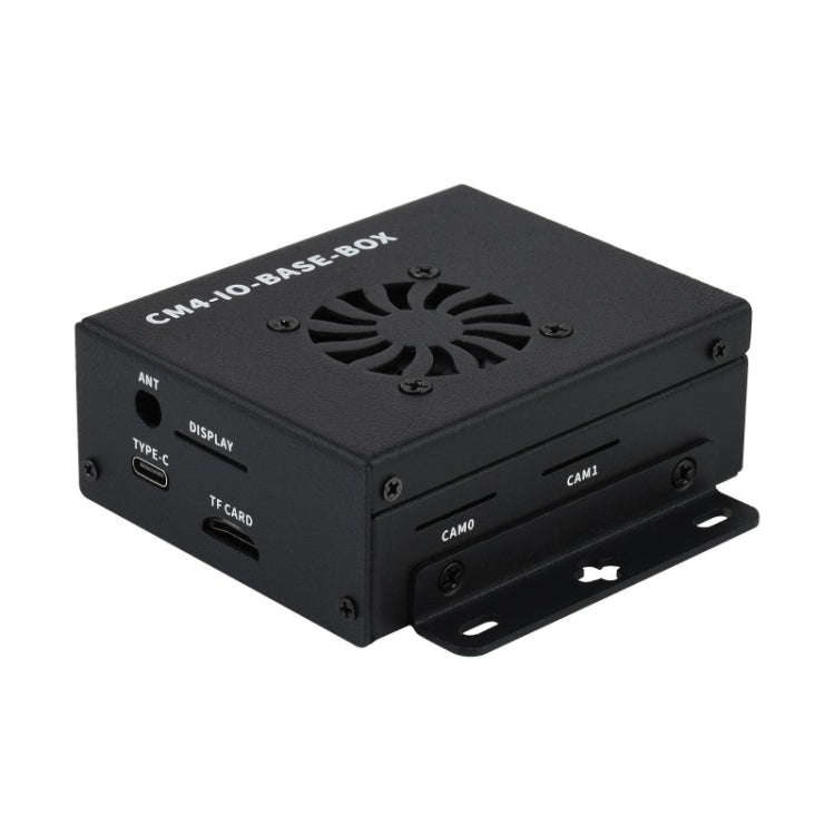 Waveshare Mini IO Board Lite Ver Mini-Computer Base Box with Metal Case & Cooling Fan for Raspber...