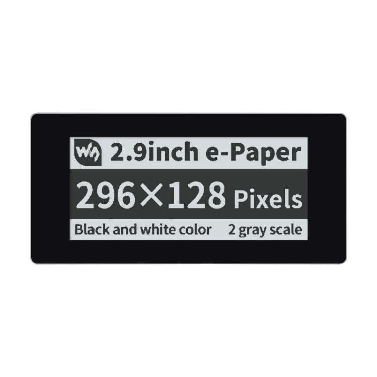 Waveshare 2.9 inch 296 x 128 Pixel Touch Black / White e-Paper Module for Raspberry Pi Pico, SPI ...