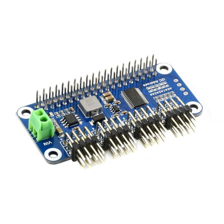Waveshare 16-Channel 12-bit I2C Servo Driver HAT B for Raspberry Pi
