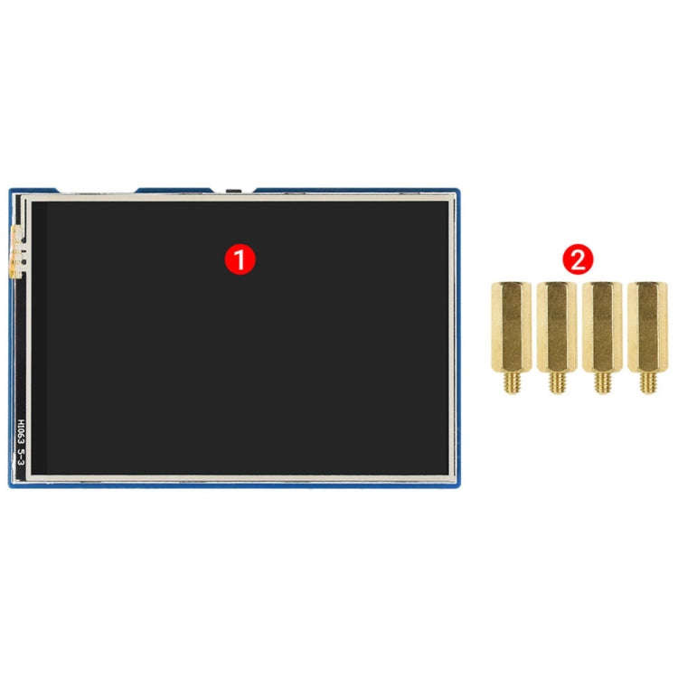 WAVESHARE 3.5 inch 65K Colors 480 x 320 Touch Display Module for Raspberry Pi Pico, SPI Interface