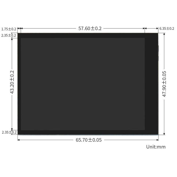 Waveshare 2.8 inch Touch Screen Expansion Fully Laminated Display For Raspberry Pi CM4