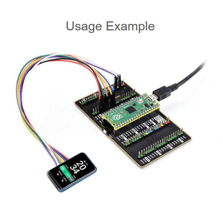 WAVESHARE 1.47 inch LCD Display Module, Rounded Corners, 172 x 320 Resolution, SPI Interface