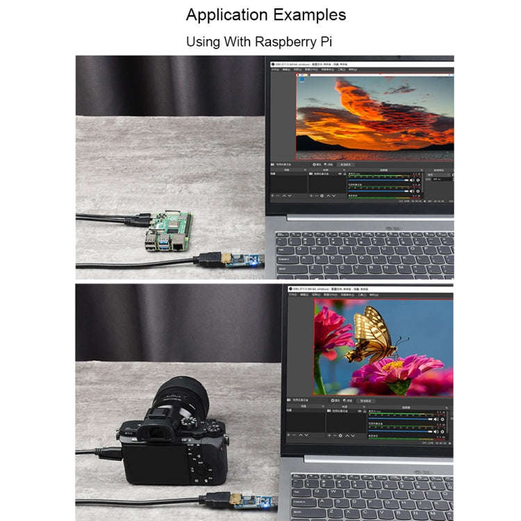 Waveshare USB Port High Definition HDMI Video Capture Card for Gaming / Streaming / Cameras