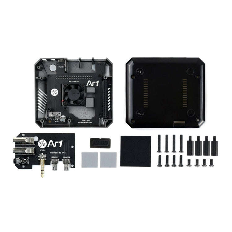 Waveshare Argon One Aluminum Case For Raspberry Pi 4, with Safe Power Button