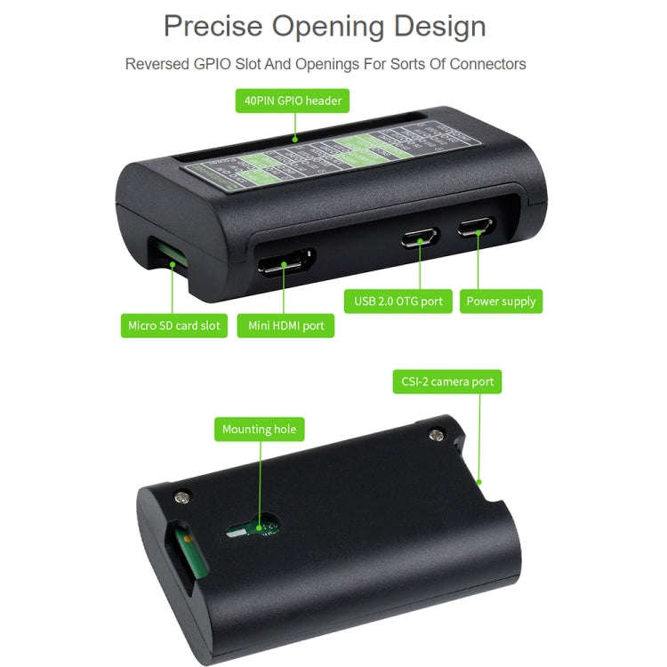 Waveshare ABS Protection Case for Raspberry Pi Zero Series / Zero / Zero 2 W