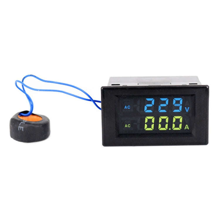 D85-2042A 110V 220V 380V 100A Digital AC Voltmeter Ammeter Current Amps Volt Meter LCD Panel Moni...