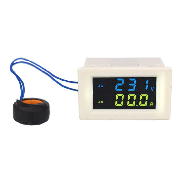D85-2042A 110V 220V 380V 100A Digital AC Voltmeter Ammeter Current Amps Volt Meter LCD Panel Moni...