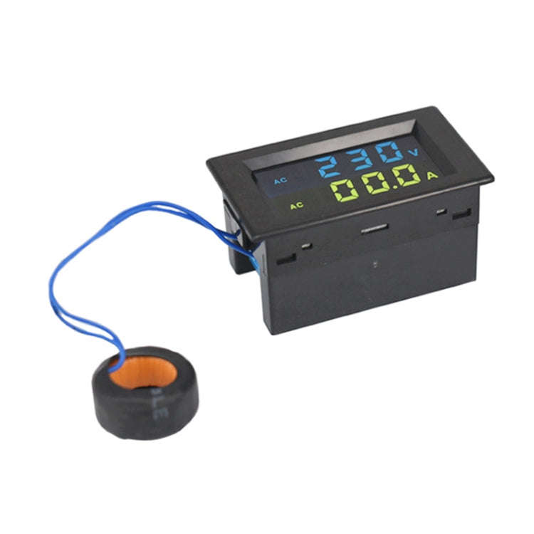 D85-2042A 110V 220V 380V 100A Digital AC Voltmeter Ammeter Current Amps Volt Meter LCD Panel Moni...
