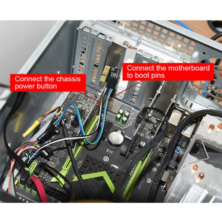 PCI-E Computer Power Recovery Automatically Turn On Machine
