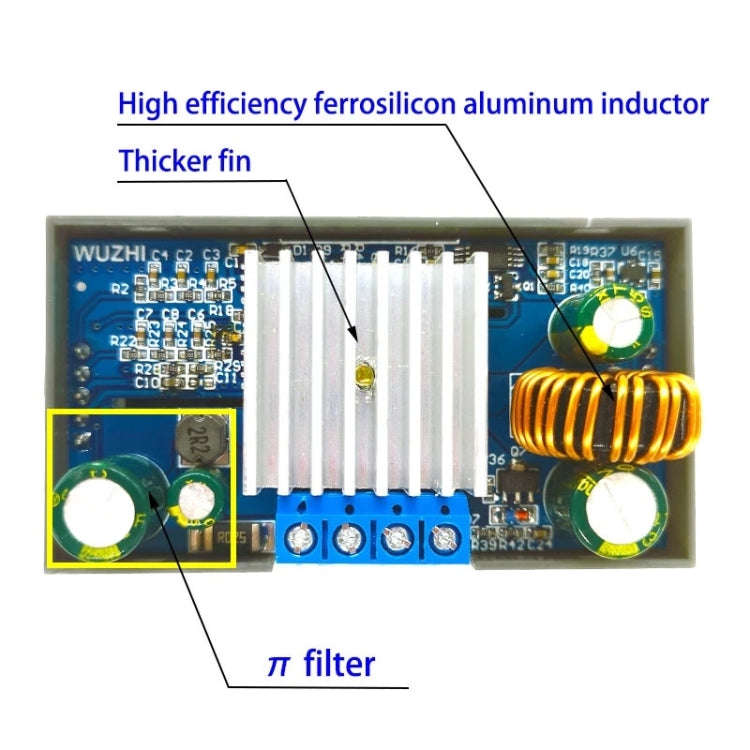 ZK-4KX CNC DC-DC Buck Boost Converter Module CC CV 0.5-30V 4A Adjustable Step Down Up Voltage Reg...