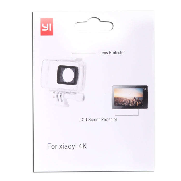 Ultra Clear LCD Screen Protector + Housing Glass Lens Protector Film for Xiaomi Xiaoyi II 4K Camera